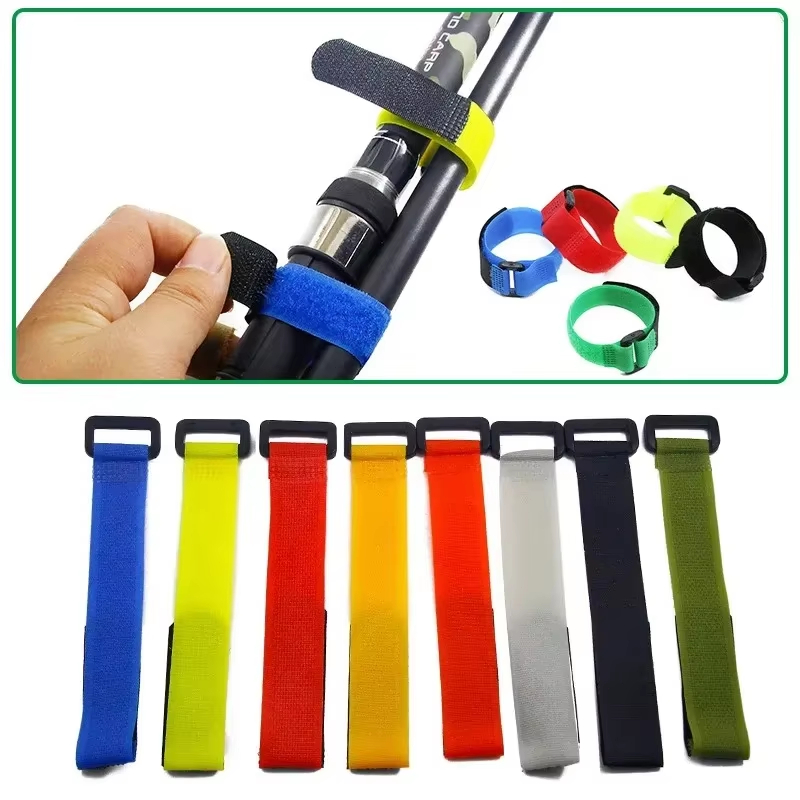 Fishing Rod Repair Kit - 10 шт. многоразовых ремешков-фиксаторов для удочек,