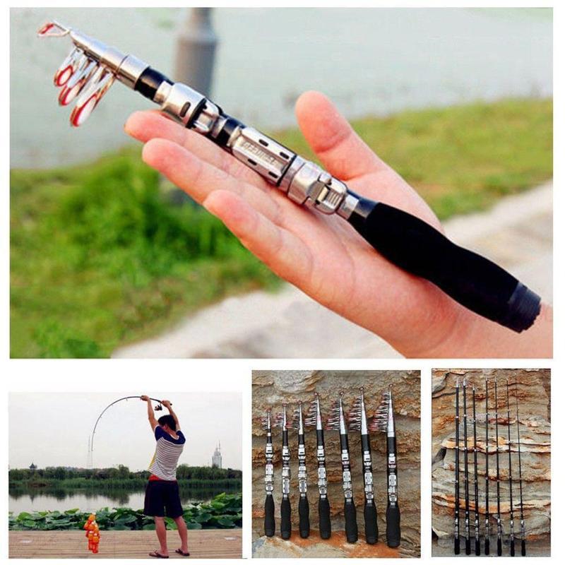 Fishing Rod Casting - Сверхжесткая мини-телескопическая удочка длиной 1,0 м,
