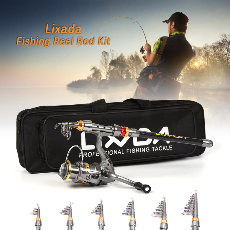 Телескопическая удочка и Катуш – обзор и цена Fishing Rod Surf