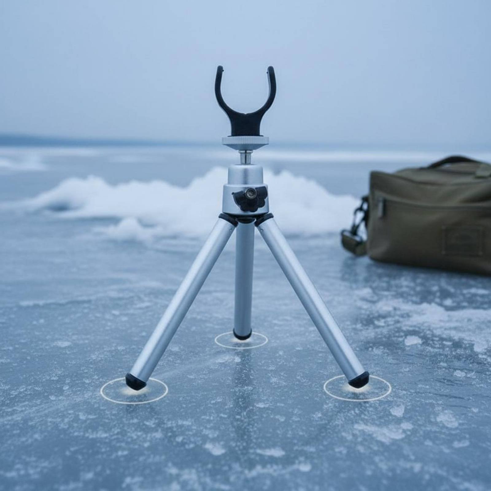Портативная складная подставка – обзор и цена Fishing Rod Ice