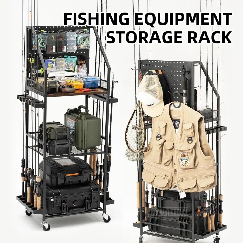 Полка для хранения рыболовных  – обзор и цена Fishing Rod Combo