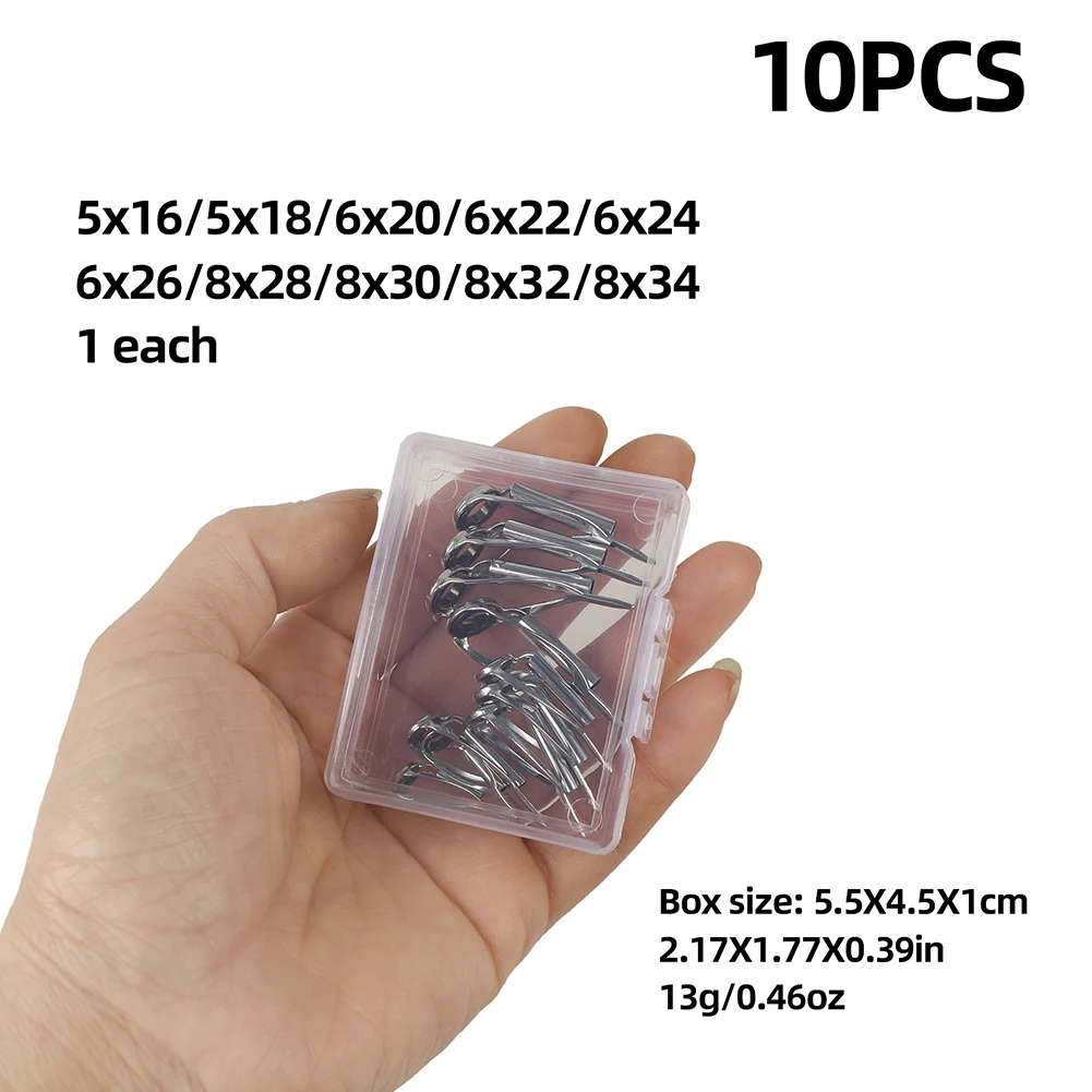 10/40 шт. Набор для ремонта ко – обзор и цена Fishing Rod Guide Replacement